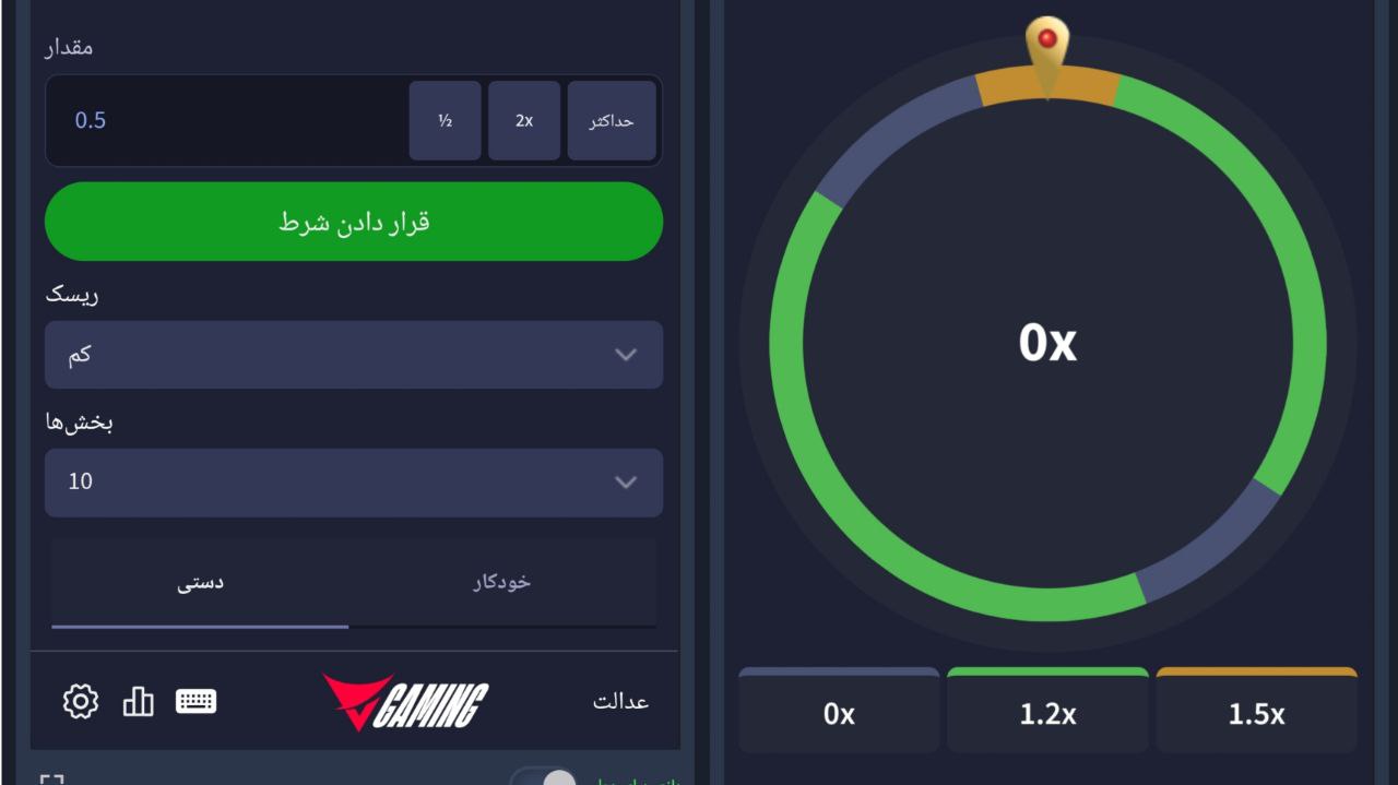 قوانین بازی گردونه شانس Hazarat